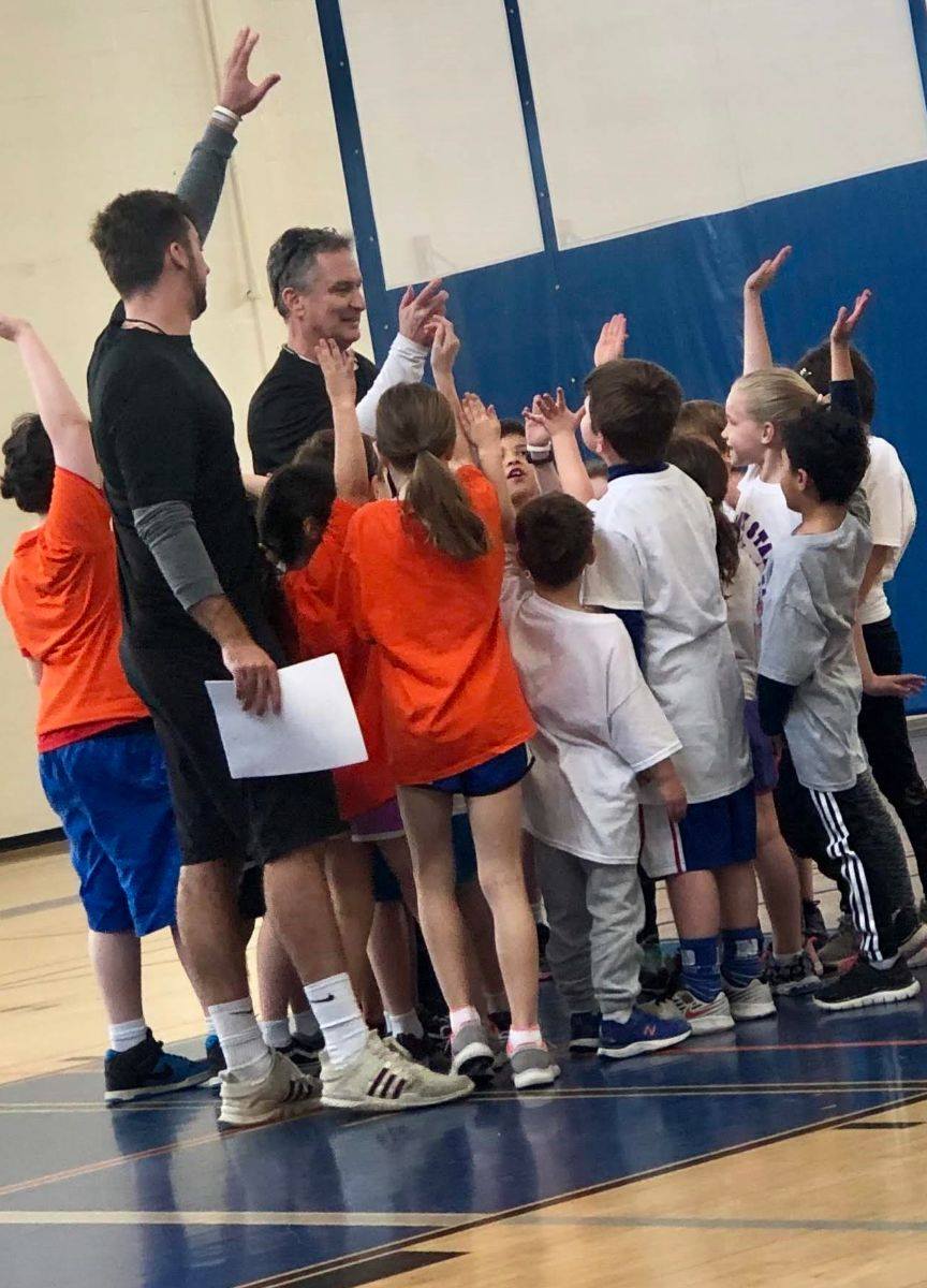 Team huddle cheer